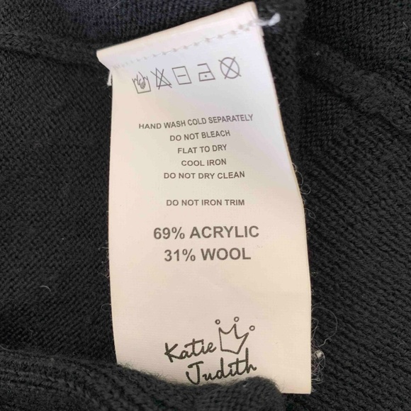 Katie Judith Black Open Cardigan - Picture 3 of 4